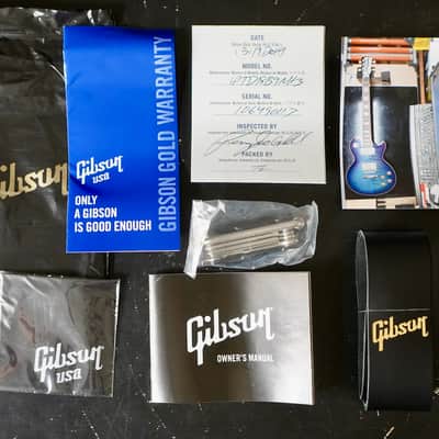 Gibson Les Paul Traditional Blueberry Burst Reverse Chevron Top 2018 image 23