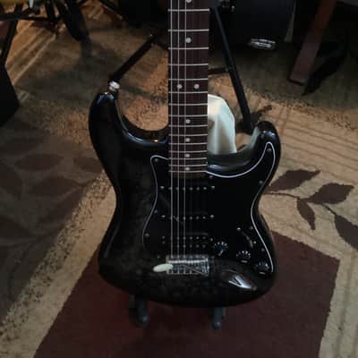 Fender FSR Black Paisley HSS Stratocaster 2012 - Black Paisley image 3
