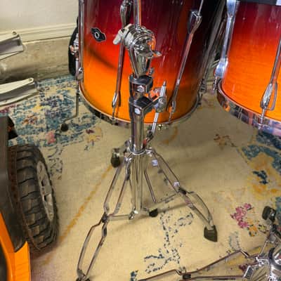 Tama Superstar 2000s - Sunset Fade w/1st chair throne, tama stands.  (no cymbals) image 9