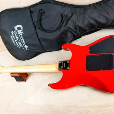 Charvel DK-065 SSH Model 3 Lefty 1990 Ferarri Red Made in Japan MIJ w/ Bag image 12