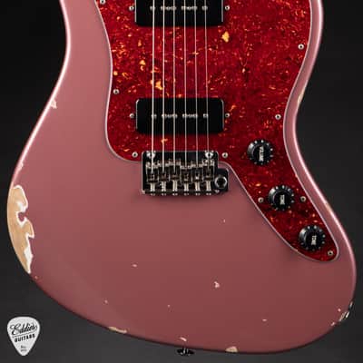 2024 - Suhr Eddie's Guitars Exclusive Roasted Classic JM Antique - Burgundy Mist image 2
