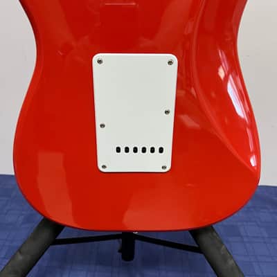 Used 2021 Squier Classic Vibe '50's Strat Stratocaster Electric Guitar Maple Fingerboard Fiesta Red image 18
