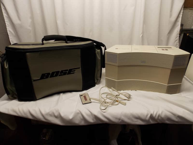 Bose CD-3000 Acoustic Wave Music System 1999 - White/Gold (With Case) image 1