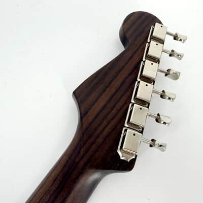 2023 Fender American Mod Shop Stratocaster Solid Rosewood Neck – Olympic White image 12