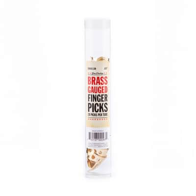 Dunlop 37R BRASS FINGER .025 - TUBO 20 PLETTRI image 1