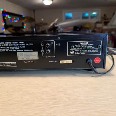 Nikko NT-500 II Tuner Am FM Stereo Japan 80s Rare Red Faceplate Serviced Wow🔥🎶 image 12