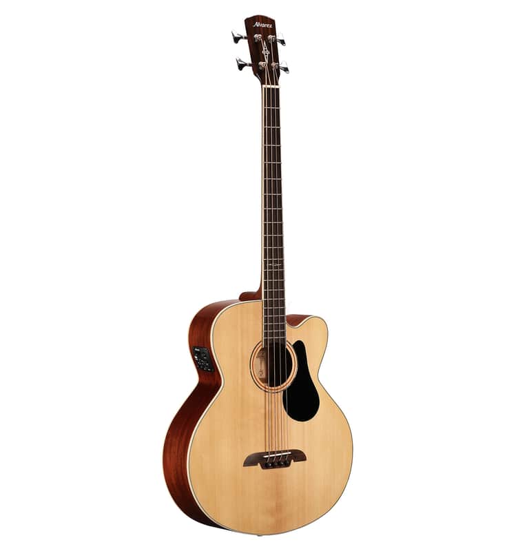 Alvarez AB60CE Artist Series Cutaway Acoustic Bass w/ Electronics Natural image 2