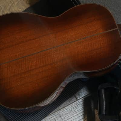 2015 Martin Custom Shop Size 5 Terz 12 Fret Flamed Mahogany Acoustic Guitar Sunburst + OHSC image 12
