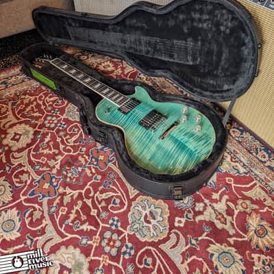 Gibson Les Paul Modern Figured 2024 – Seafoam Green – Original Hardshell Case – Used Excellent image 8