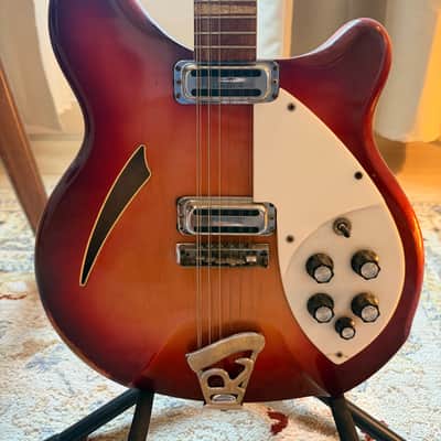 1965 Rickenbacker 360/12 Fireglo, Original Toaster Pickups, OHSC image 6
