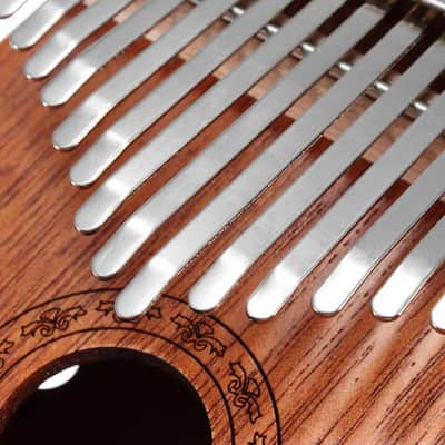 17 Keys Kalimba Thumb Piano High-Quality Wood Mahogany Body Musical Instrument Bundle Starter Kit image 7