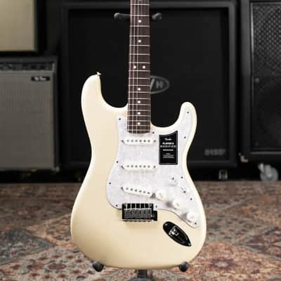 Fender Player II Modified Stratocaster Electric Guitar - Olympic Pearl with Gig Bag image 3