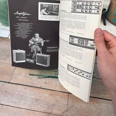 1959-1960 Gibson Full Line Catalog Les Paul ES Rare Vintage Case Candy Brochure Burst image 11