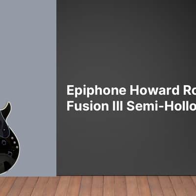Epiphone  Howard Roberts Fusion III  1988～1989 - Black image 2