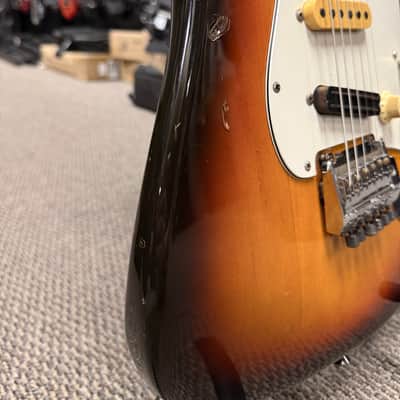 Fender Standard Stratocaster with S1 Tremolo with Maple Fretboard MIJ 1984 - 1987 - Brown Sunburst image 8