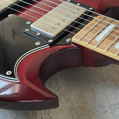 2014 Edwards (by ESP Japan) E-SG-120LT2 SG w/Seymour Duncan's (Cherry Red) image 7