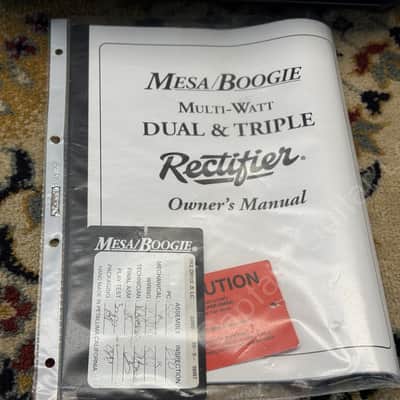 2015 Mesa Boogie - Dual Rectifier - 100W Head - ID 5891 image 10