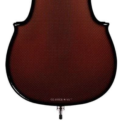 Glasser Carbon Composite Acoustic Electric 5-String Cello Outfit 4/4 size 2020s Orange image 3