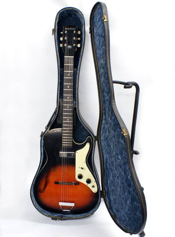 Vintage 1965 Harmony Made H-45 Holiday Stratotone Rare Model with