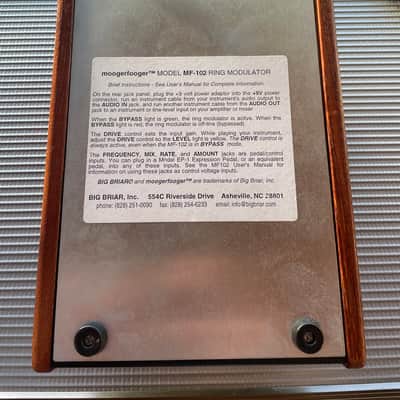 Moog MF-102 Moogerfooger Ring Modulator - RARE BigBriar Edition image 4