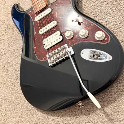 Fender Deluxe Lone Star Stratocaster 2008 - 2013 - Black image 2