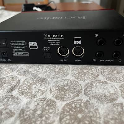 Focusrite Clarett+ 2Pre USB-C Audio Interface 2021 - Present - Red image 3