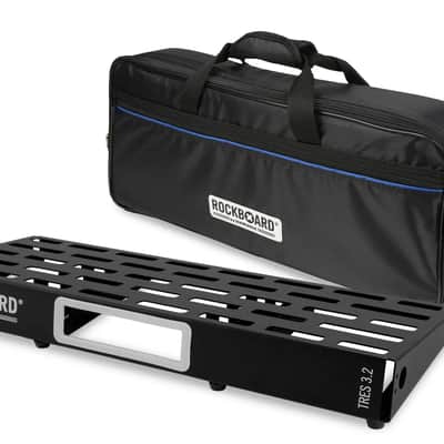 Rockboard TRES-3.2-B Pedalboard with Gig Bag - Black image 1