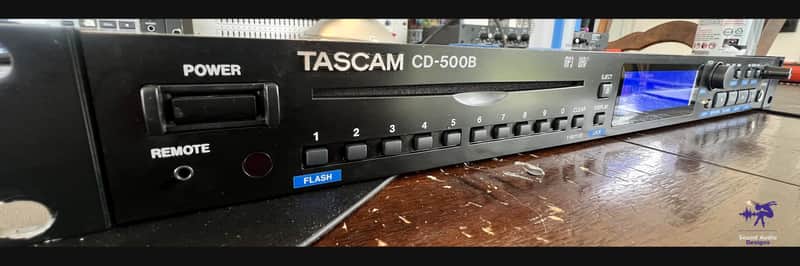 Tascam CD-500B Professional CD Player – Balanced XLR Outputs image 1