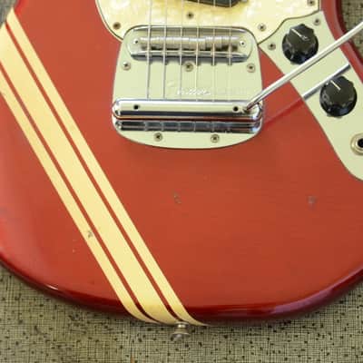 Competition Red 1972 Fender Mustang with Original Case image 10