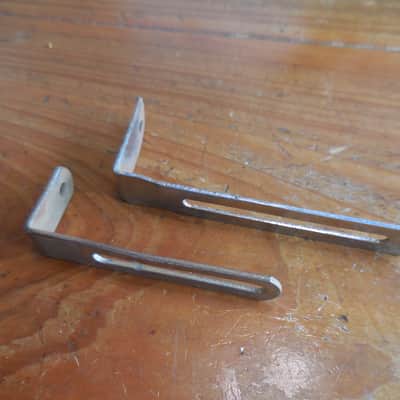Harmony Kay Pickguard brackets 1950's - 1960's Pair Original Brackets image 2