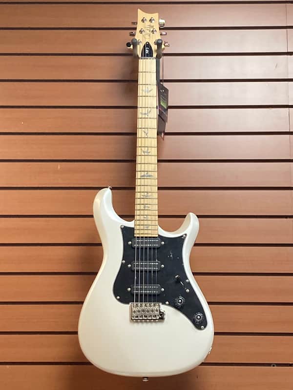 PRS SE NF3 with Maple Fretboard in Pearl White w/Bag image 1