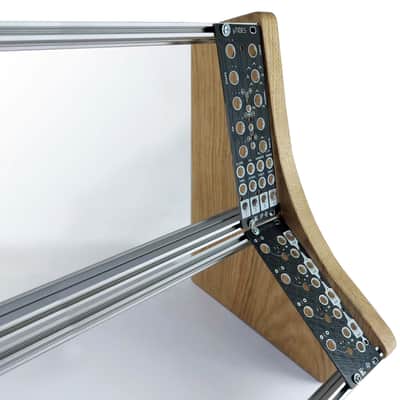 6U Oak Side Panels for Eurorack Case with 84hp rails+M3 nuts / 6U Cheeks image 4