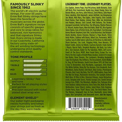 Ernie Ball 3221 Regular Slinky Nickel Wound Electric Guitar Strings 3-Pack 2020 Silver image 2