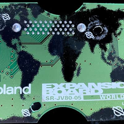 Roland SR-JV80-05 World Expansion Board 1990s - Green image 1