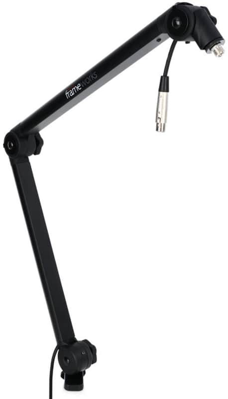 Gator Deluxe Desk-mounted Broadcast Microphone Boom Arm (MICBCBM3000d3) image 1