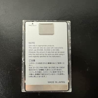 Roland M-512e Memory Card RAM 64k Bytes image 2