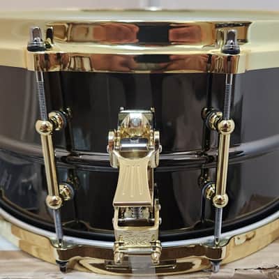 Ludwig *Pre-Order* LB417BT *Custom* 6.5x14" "Brass On Brass" Black Beauty 10-Lug Snare Drum | Made in the USA | NEW | Special Order | Authorized Dealer image 4