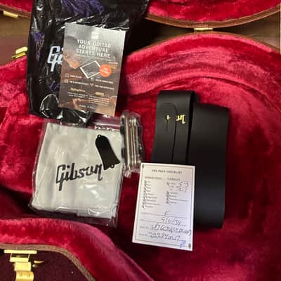 2024 Gibson Wildwood Spec Les Paul 60's Standard Figured Dark Cherry Sunburst w/case image 16