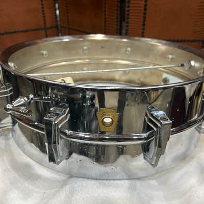 Ludwig 5" deep X 14" head Super Sensitive Snare Drum (3296-SD-4186) 1966 - chrome image 6