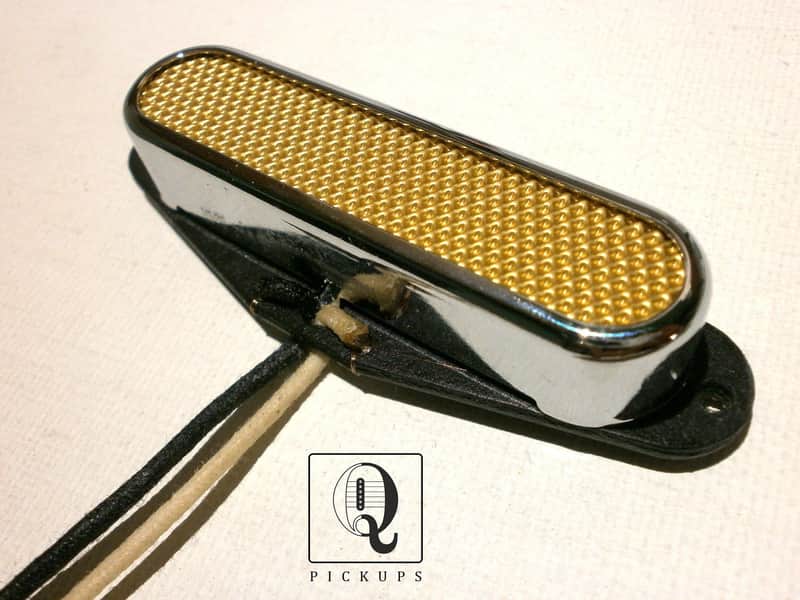 Stratocaster GOLD FOIL Pickup 1pc Q FOILCASTER 6.2kOhm Strat Mustang Fits Fender Bridge Middle Neck image 1
