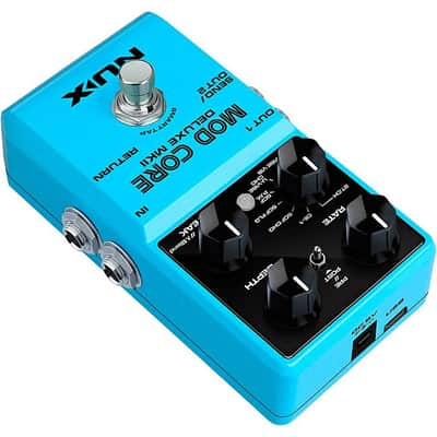 Mint NUX Mod Core Deluxe MKII Modulation Effects Pedal in Blue with 8 modes image 5