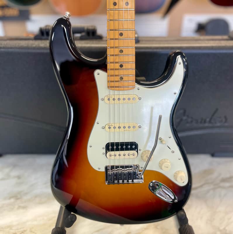 Fender American Ultra Stratocaster HSS with Maple Fretboard Ultraburst image 1
