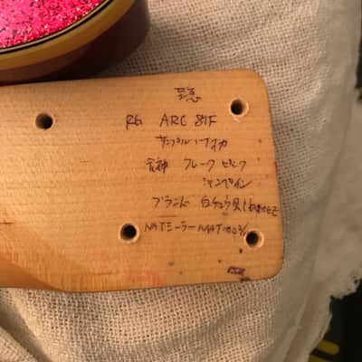 Ibanez J Custom SHOP - RG ARC 1997 - Pink champagne powder glitter. RARE FIND! image 12