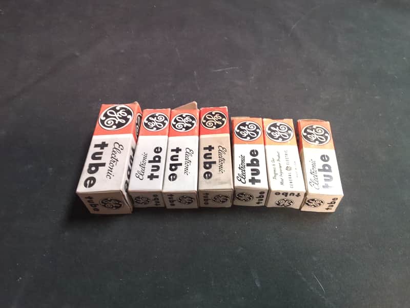 G.E Mixed Lot of Vacuum Tubes image 1