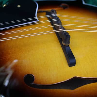 Washburn M3SWK Bluegrass F-Style Mandolin with Hardshell Case- Sunburst image 19