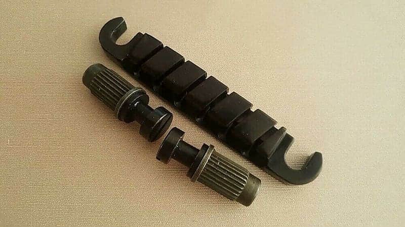 Ibanez Black QuikChange III Tailpiece Bridge For Ibanez ARTCORE / AGS / AM / AR / AX / ARZ image 1