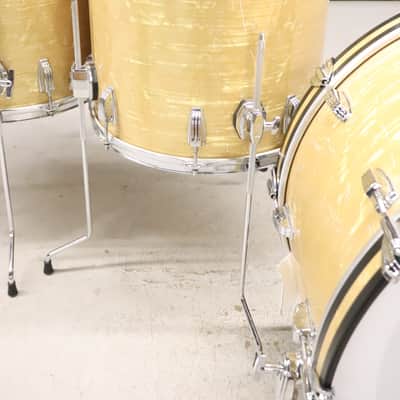 Ludwig USA Legacy Mahogany 4pc Butterscotch Pearl Drum Kit Set 24/18/16/13" image 5