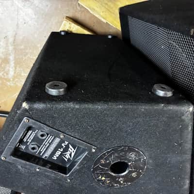 1 pair Peavey PV 15M 2-way Stage Monitors - Black image 4