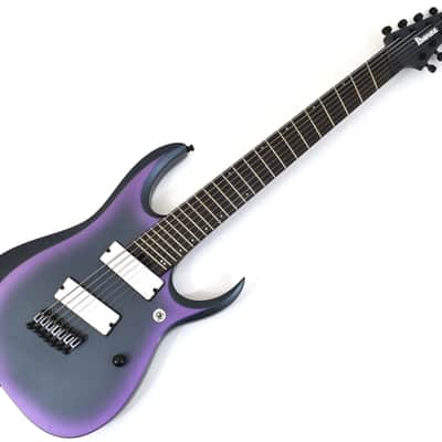 Ibanez RGD71ALMS BAM Multi Scale 7 String Black Aurora Burst Guitar image 1
