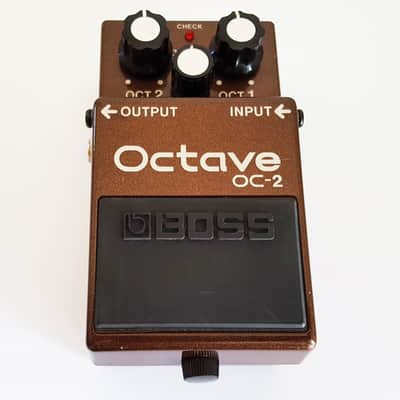 Boss OC-2 Octave Vintage Effects Pedal - Brown image 2